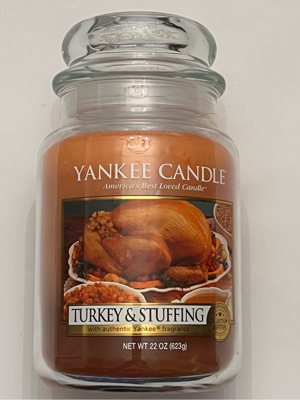 YANKEE CANDLE TURKEY & STUFFING Candle Jar 22oz